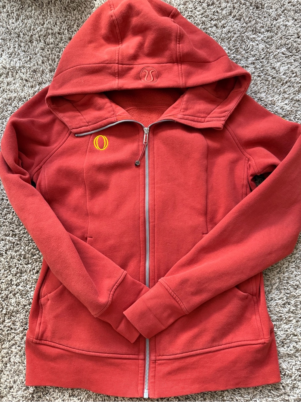 Monogrammed Lulu lemon scuba size 12